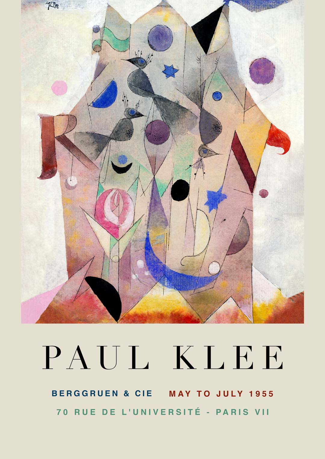 Paul Klee Persian Nightingales Art Exhibition - Image 8
