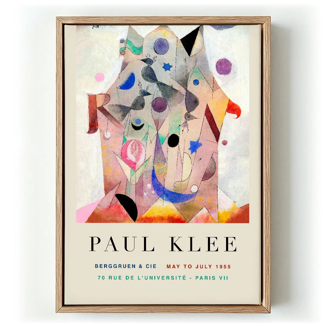 Paul Klee Persian Nightingales Art Exhibition