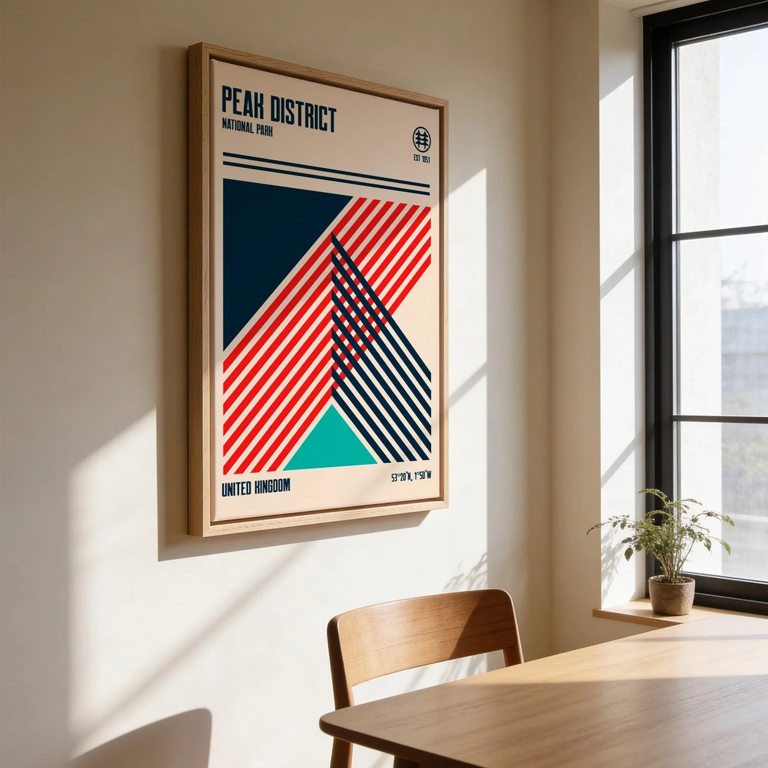 Peak District National Park Travel Poster by Retrodrome - Image 3