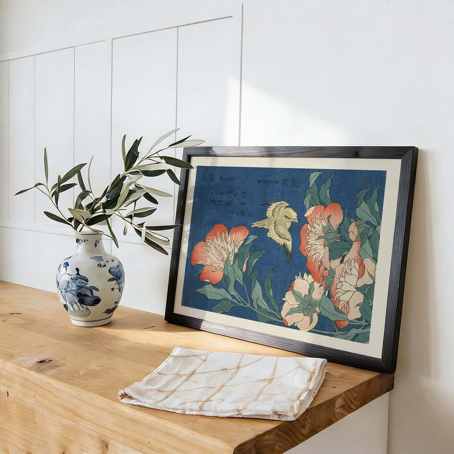 Peonies and Canary by Katsushika Hokusai - Image 2