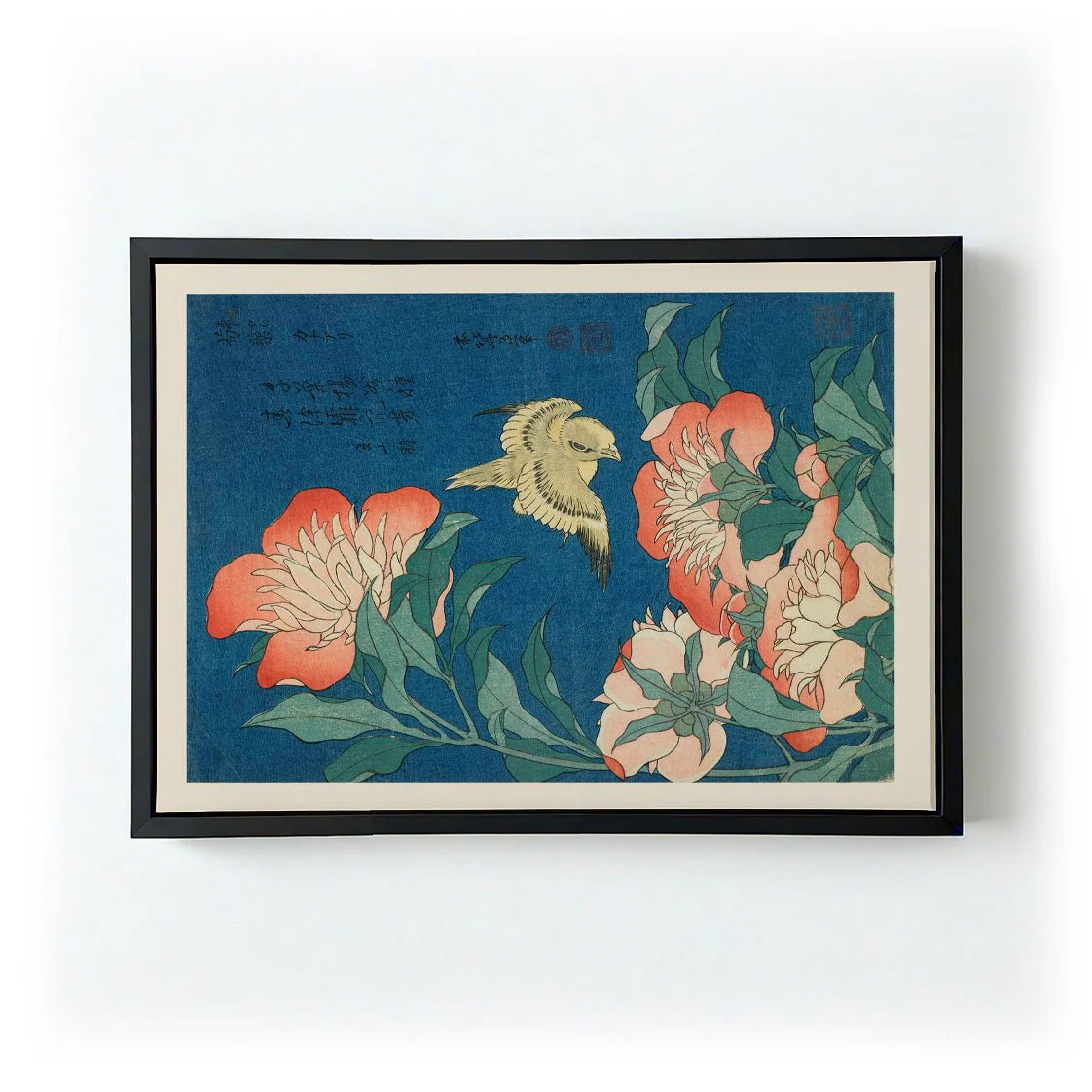 Peonies and Canary by Katsushika Hokusai - Image 5