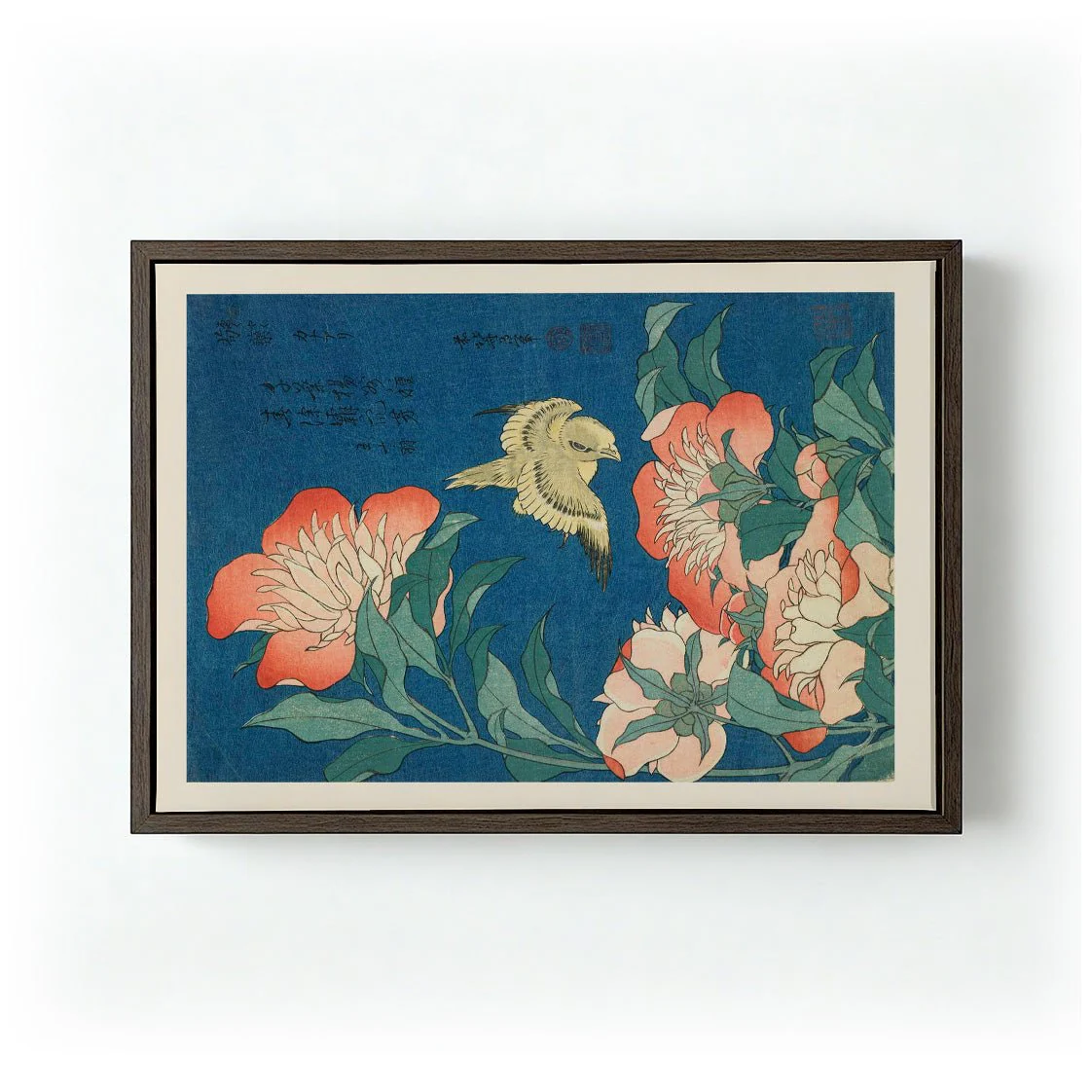Peonies and Canary by Katsushika Hokusai - Image 6