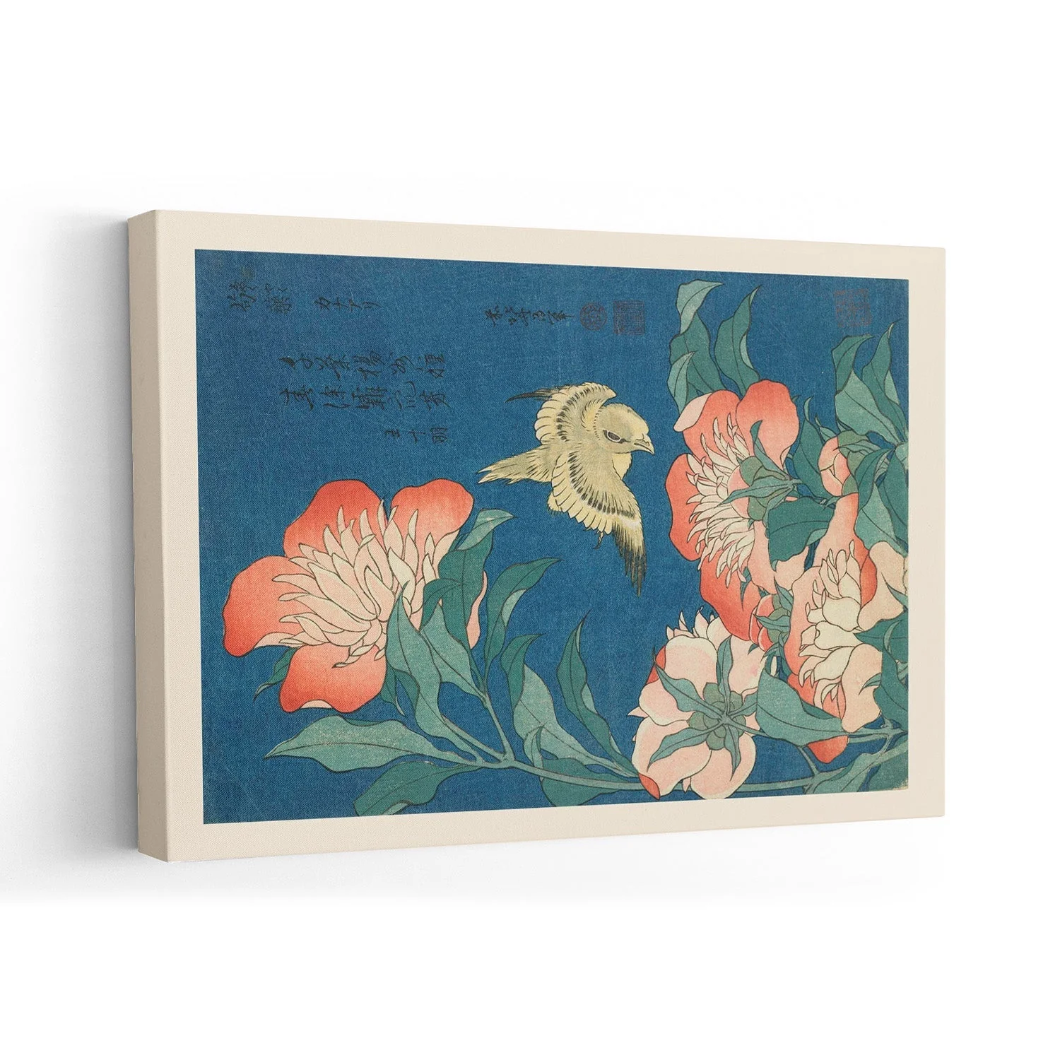 Peonies and Canary by Katsushika Hokusai - Image 7