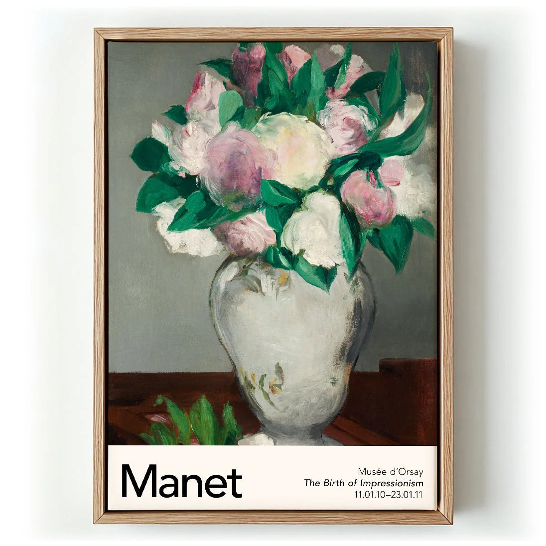 Peonies by Manet Exhibition