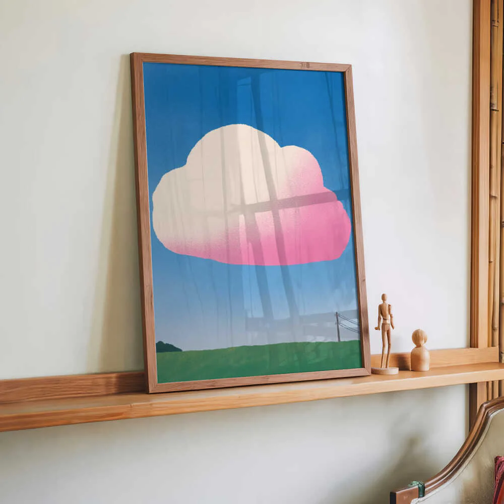 Pink Gradient Cloud by Little Dean - Image 2