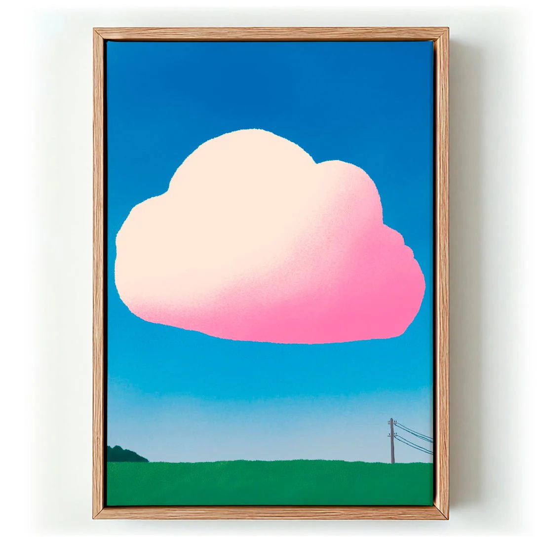 Pink Gradient Cloud by Little Dean