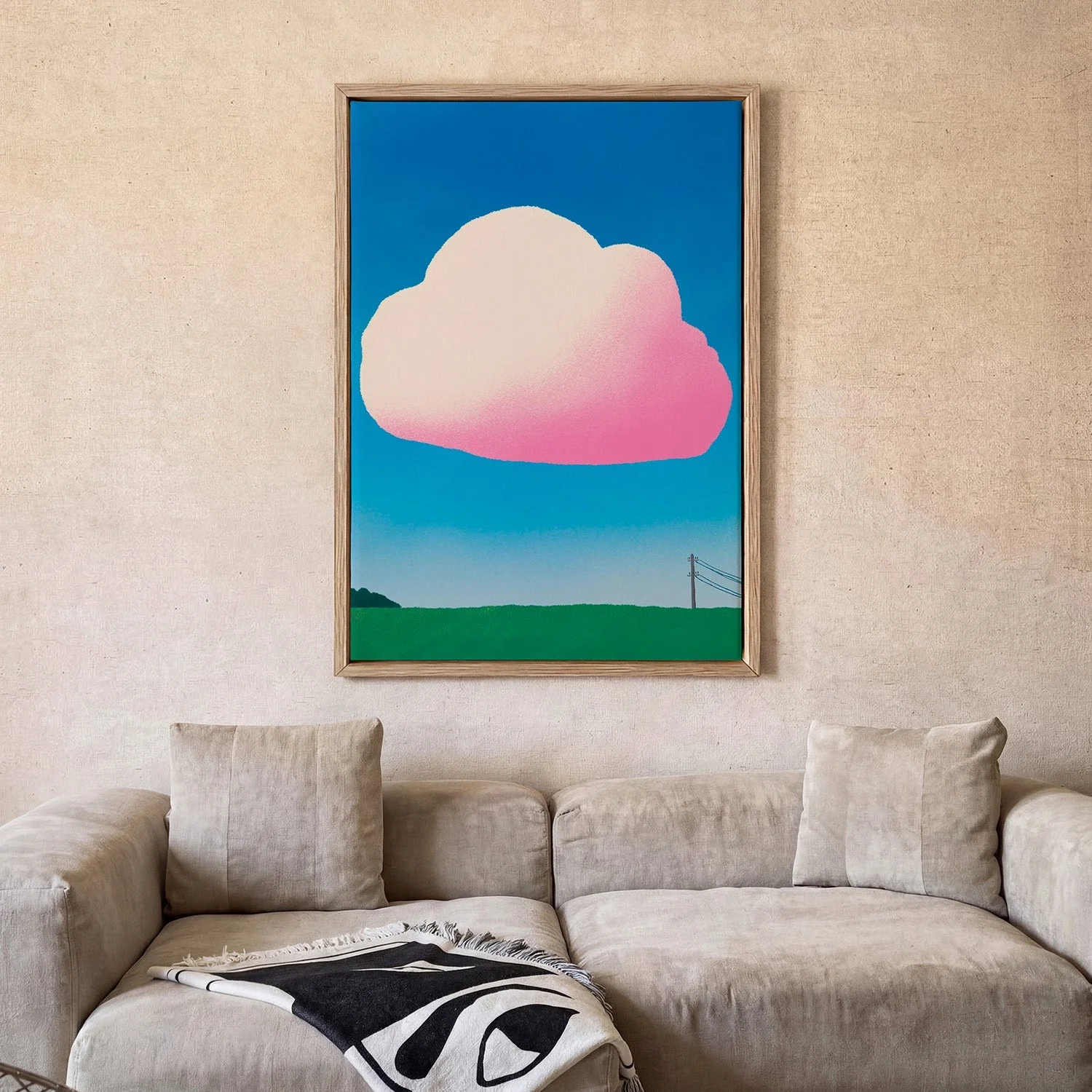 Pink Gradient Cloud by Little Dean - Image 2