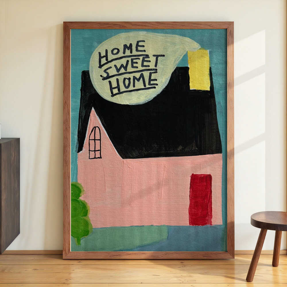 Pink House Home Sweet Home by Karin Lauria - Image 3