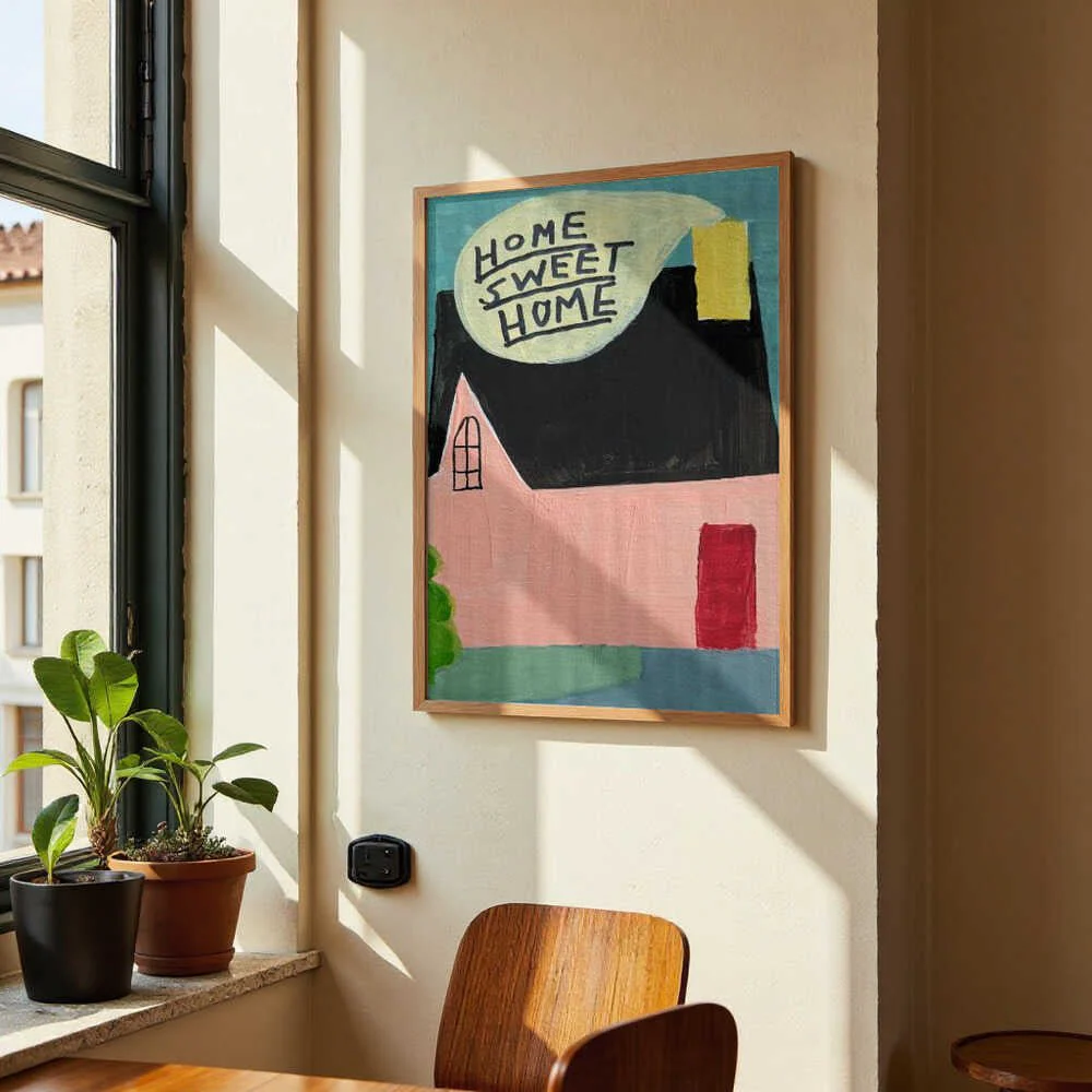 Pink House Home Sweet Home by Karin Lauria - Image 4