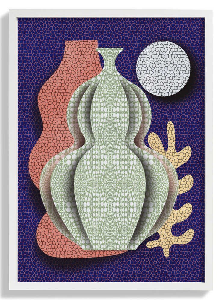 Pop Art Vase and Moon by Little Dean - Image 5