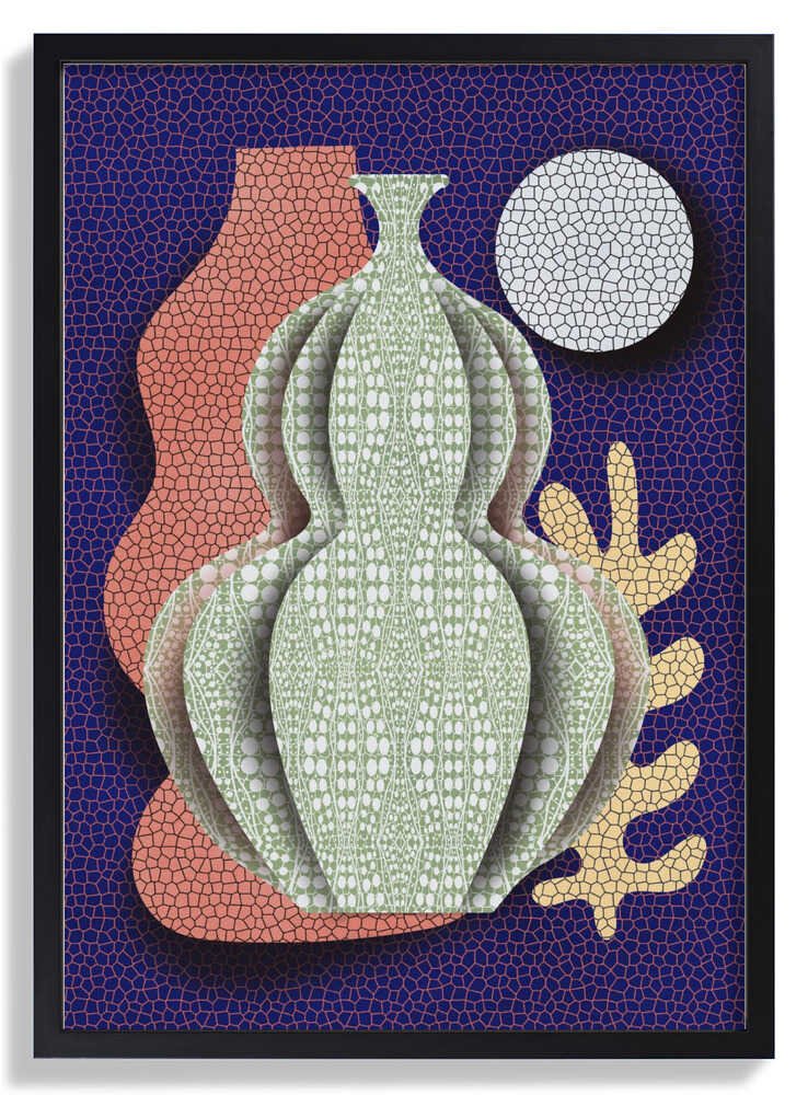 Pop Art Vase and Moon by Little Dean - Image 6