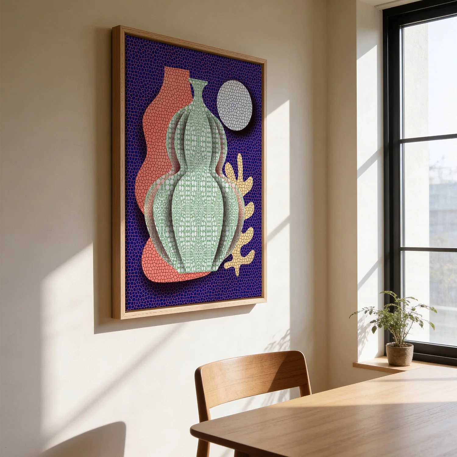 Pop Art Vase and Moon by Little Dean - Image 3
