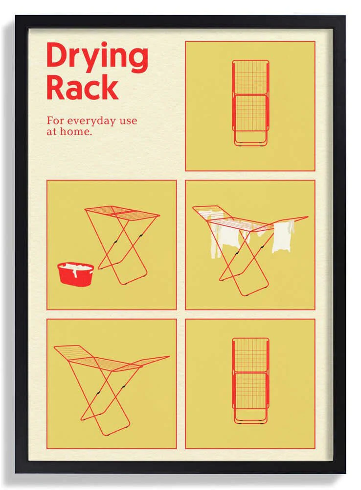 Poster Drying Rack by Rosi Feist - Image 6