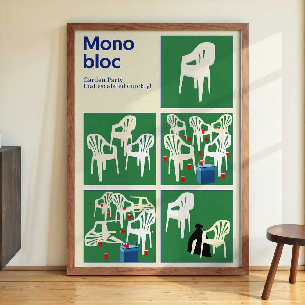 Poster Monobloc Five Squares by Rosi Feist - Image 3