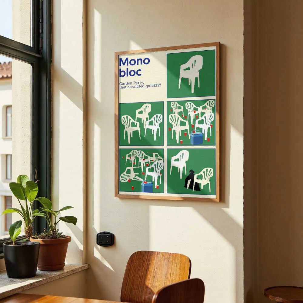 Poster Monobloc Five Squares by Rosi Feist - Image 4