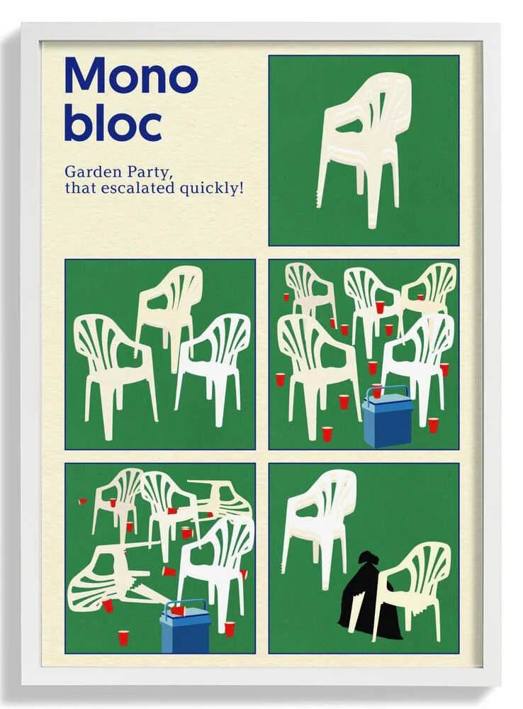 Poster Monobloc Five Squares by Rosi Feist - Image 5