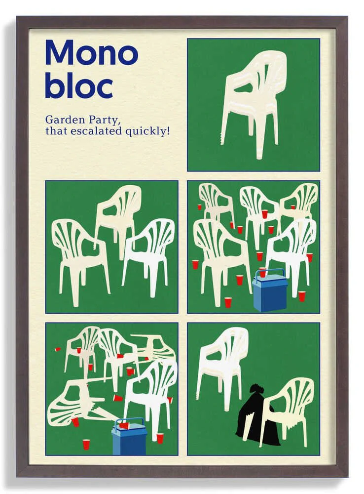 Poster Monobloc Five Squares by Rosi Feist - Image 7