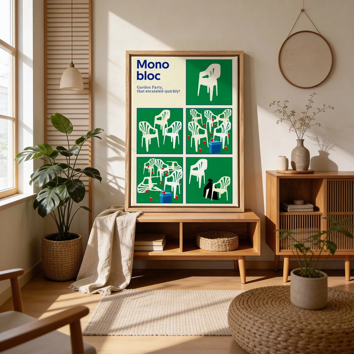 Poster Monobloc Five Squares by Rosi Feist - Image 4