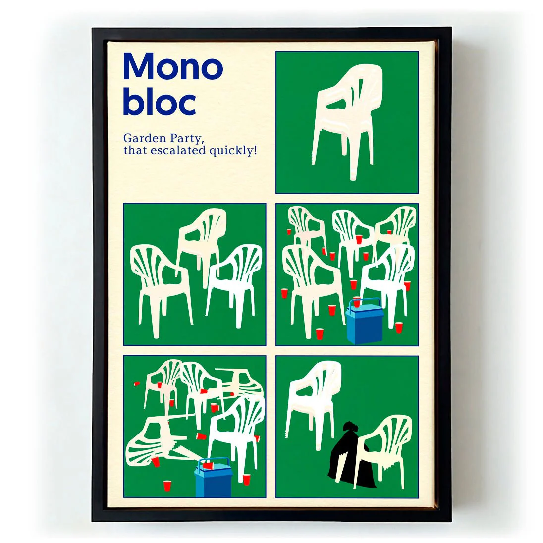 Poster Monobloc Five Squares by Rosi Feist - Image 5