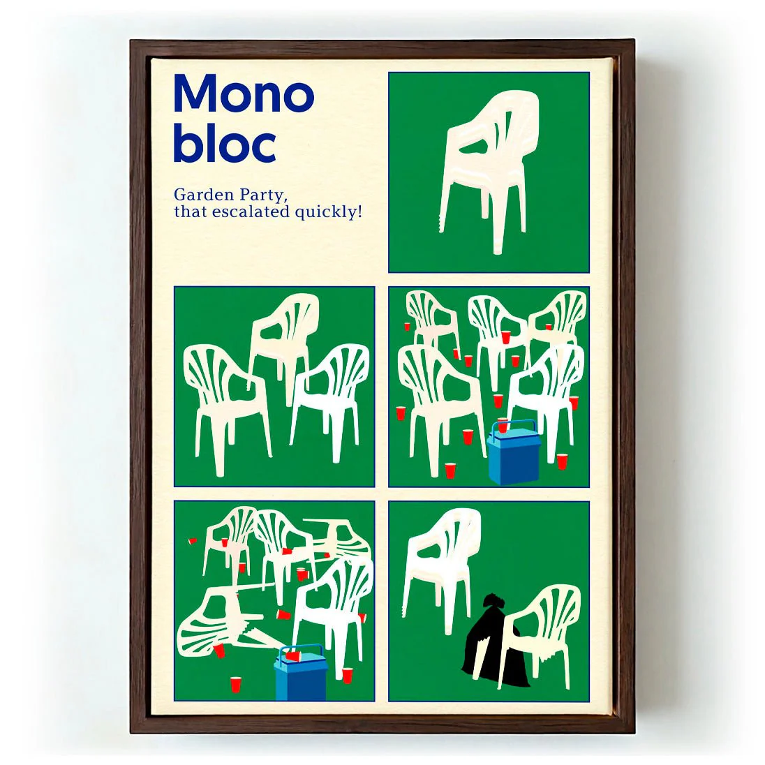 Poster Monobloc Five Squares by Rosi Feist - Image 6