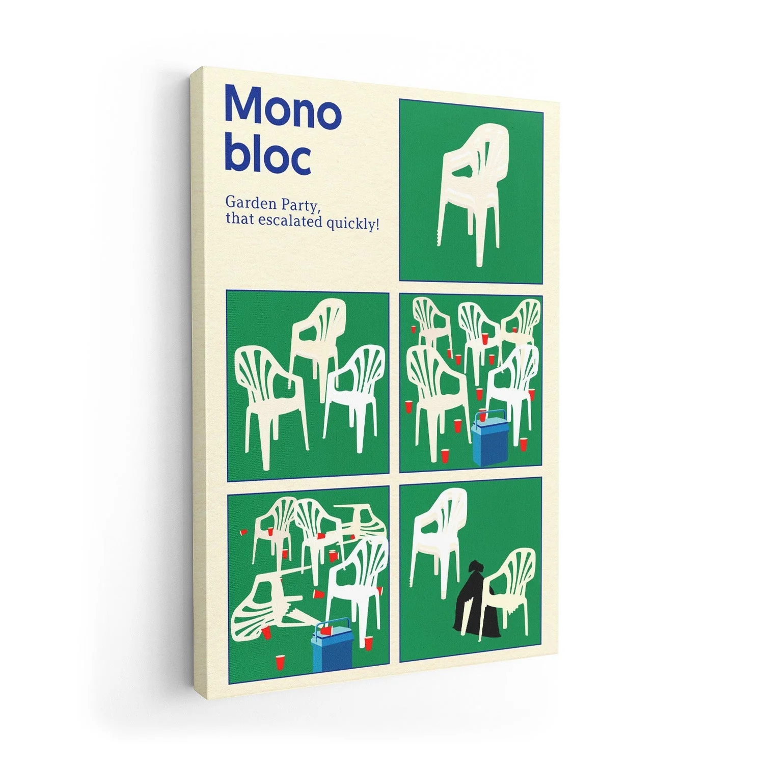 Poster Monobloc Five Squares by Rosi Feist - Image 7