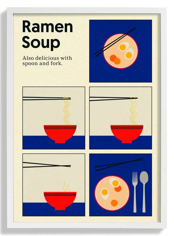 Poster Ramen Soup by Rosi Feist - Image 5