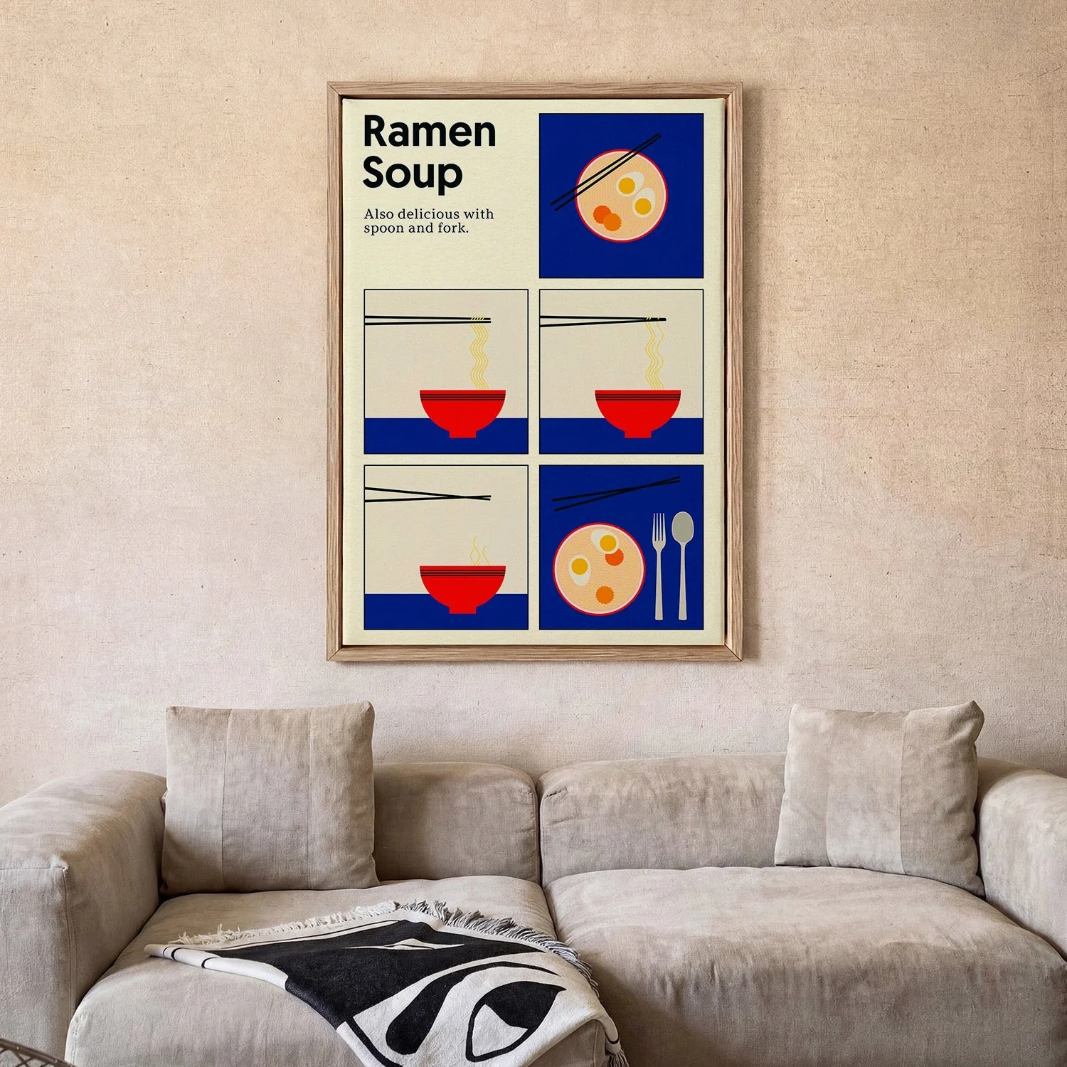 Poster Ramen Soup by Rosi Feist - Image 2