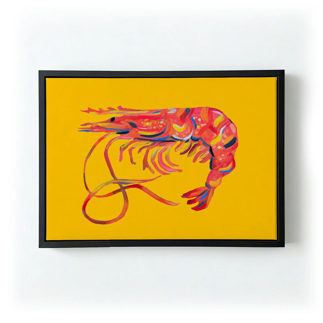 Prawn On Yellow by Alice Straker - Image 5