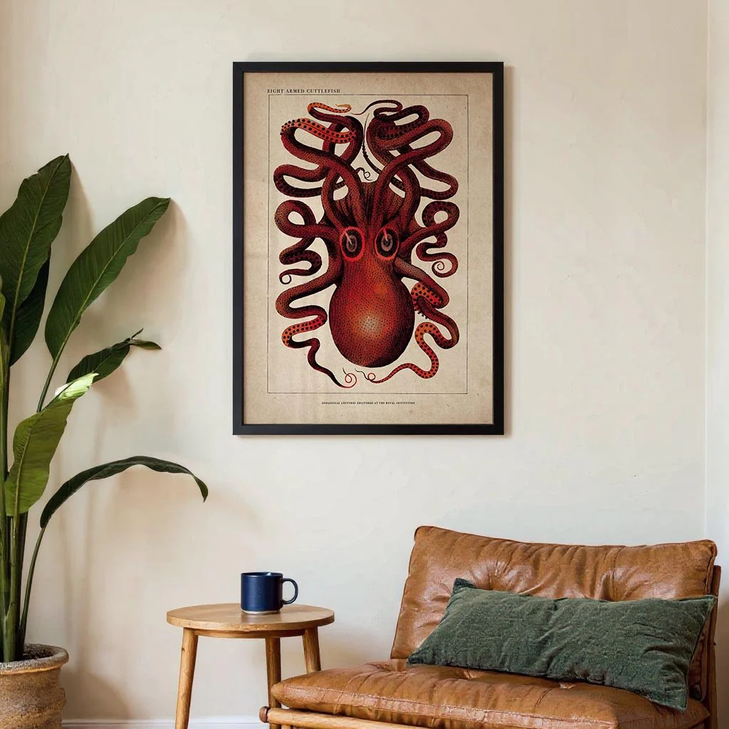 Antique Red Octopus - Image 3