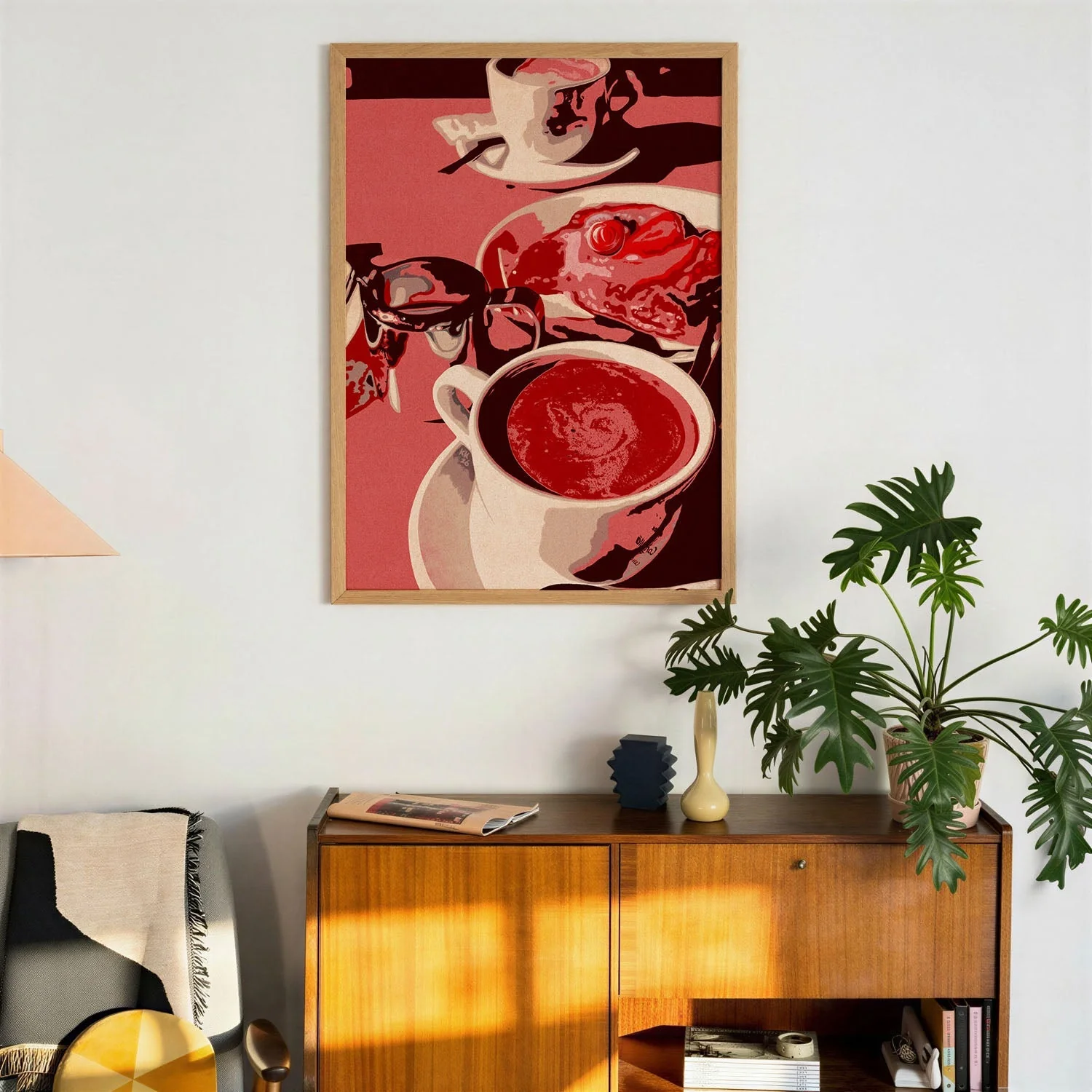 Red Coffee Morning by Katariina - Image 3