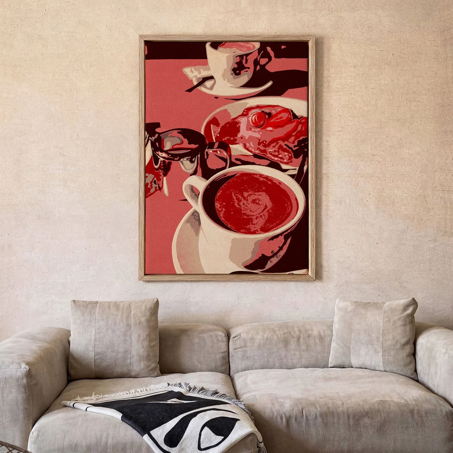 Red Coffee Morning by Katariina - Image 2
