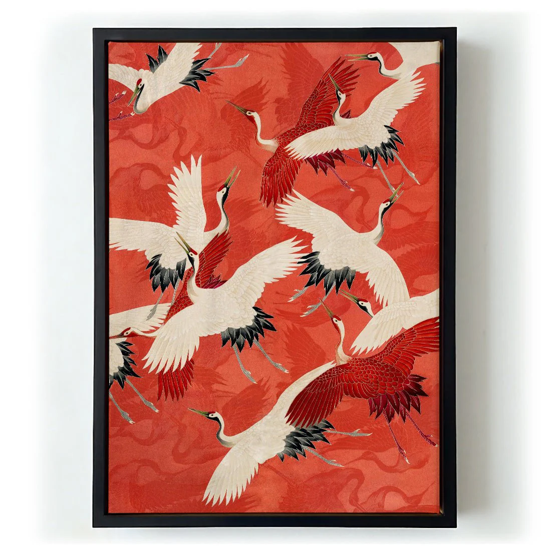 Red Cranes Kimono - Image 5