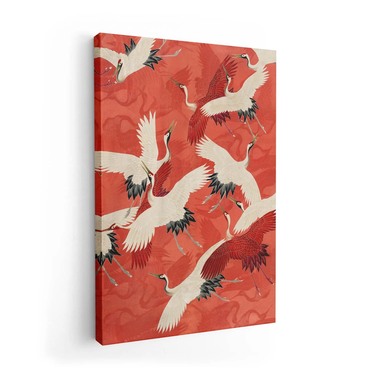 Red Cranes Kimono - Image 7