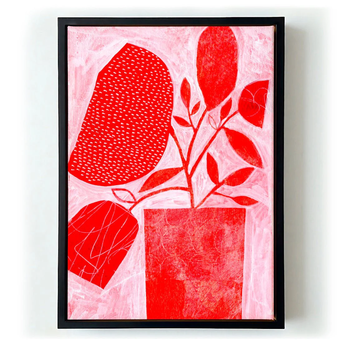 Red Floral Vase by Susan Black - Image 5