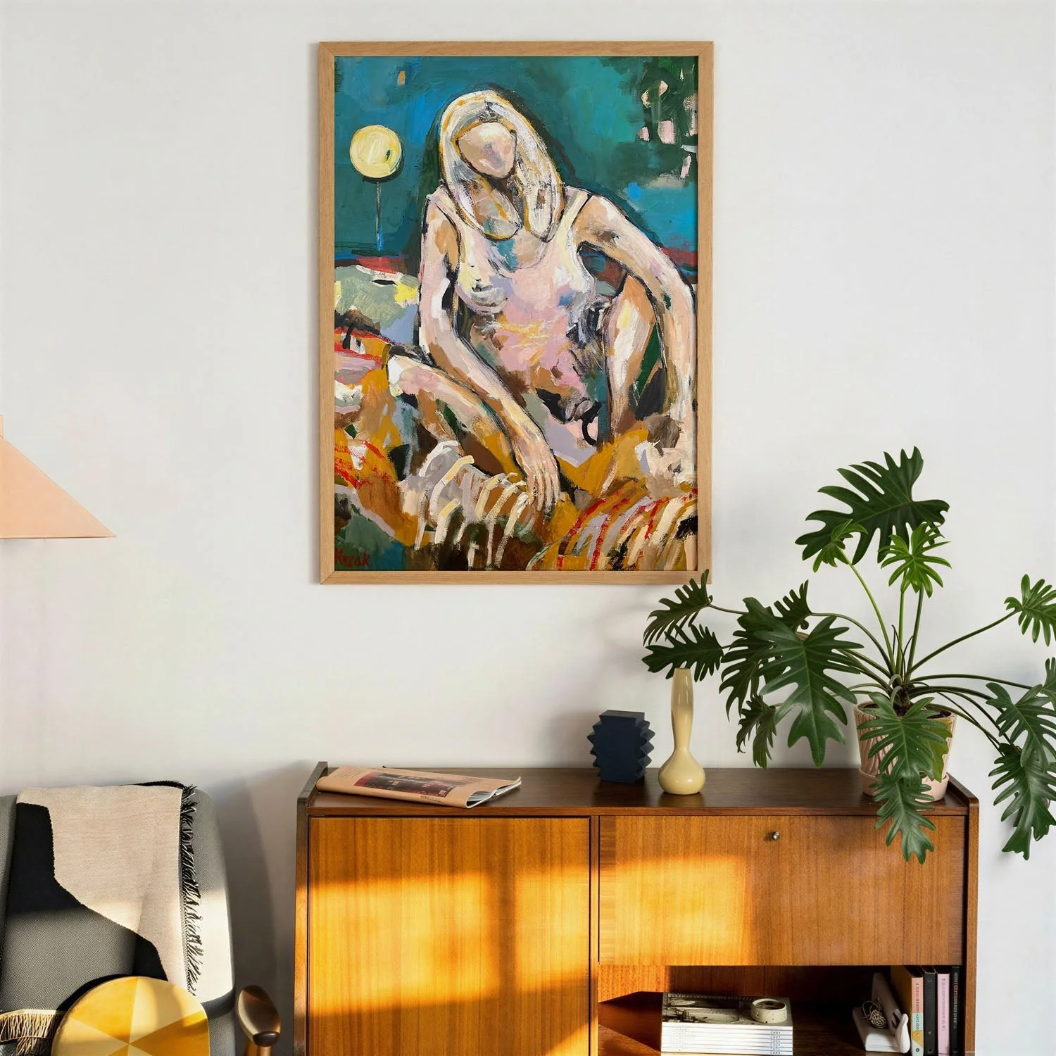 Relaxed Blonde Figure by Magdalena - Image 3