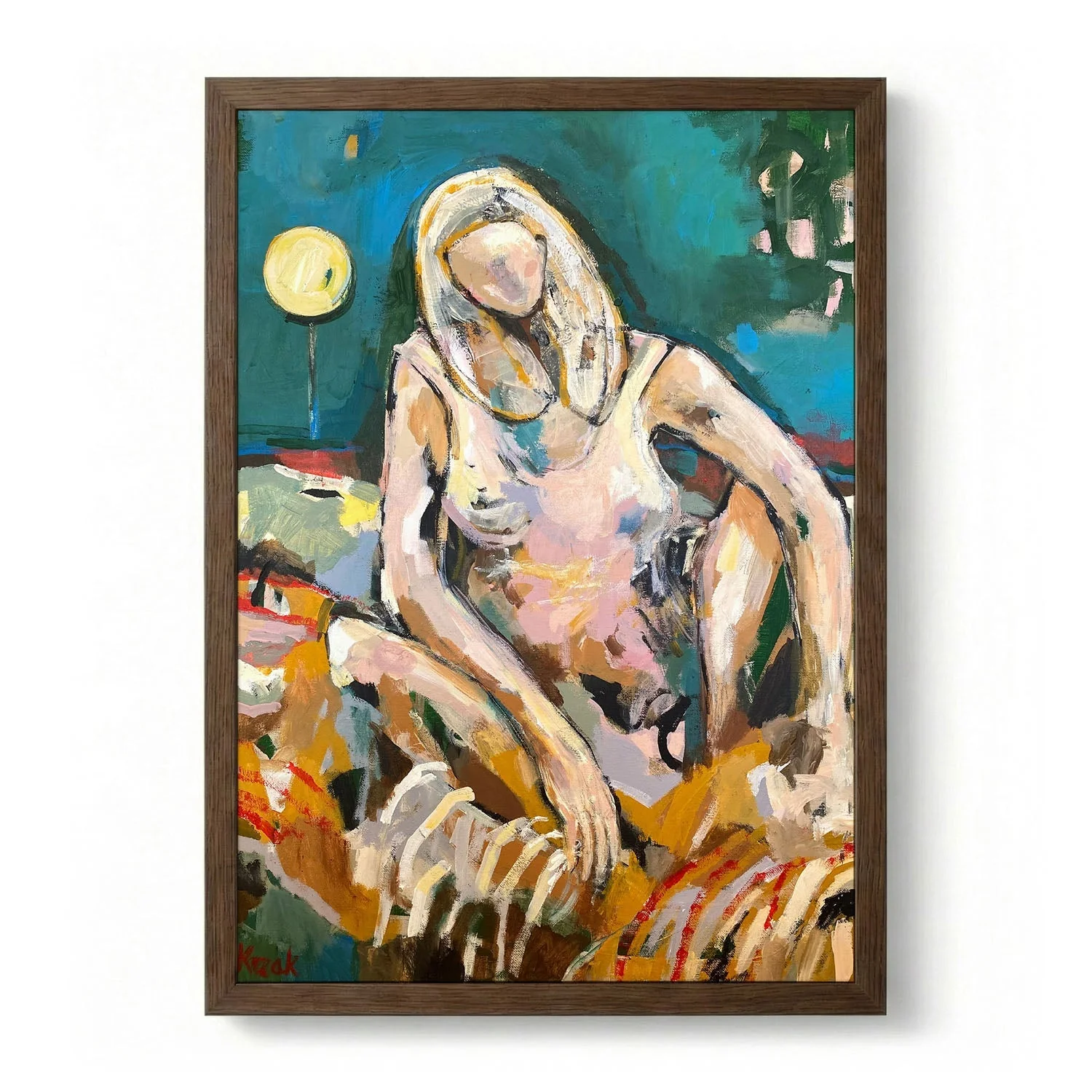 Relaxed Blonde Figure by Magdalena - Image 6
