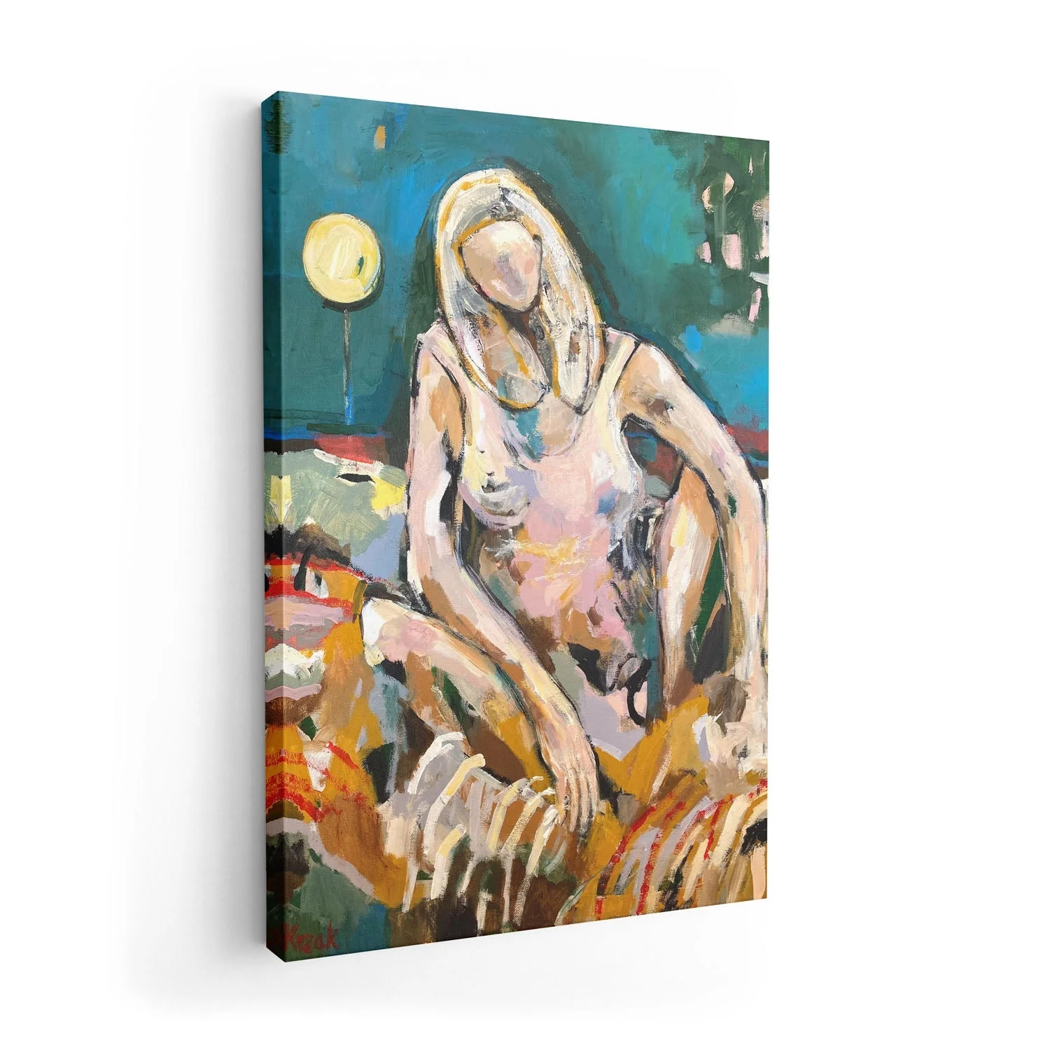 Relaxed Blonde Figure by Magdalena - Image 7