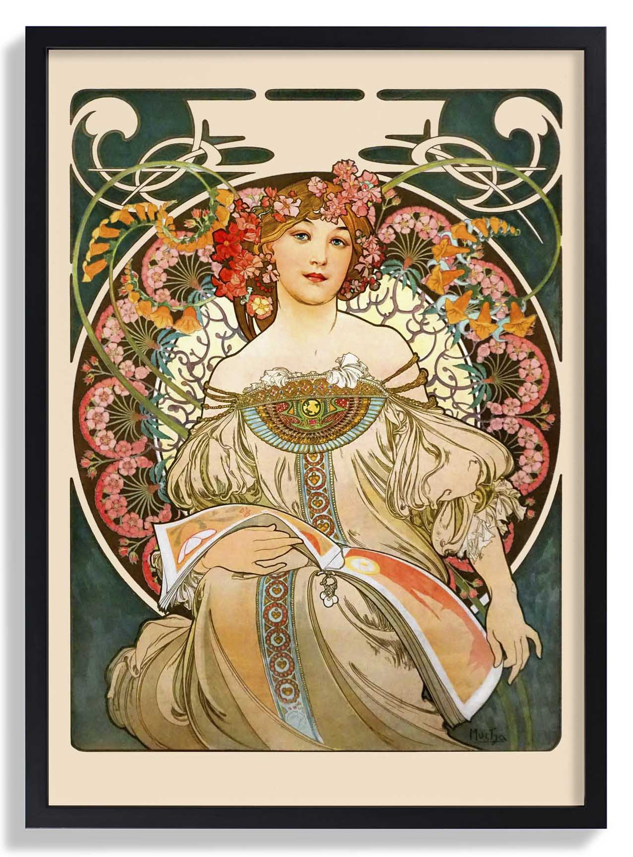 Reverie by Alphonse Mucha - Image 6