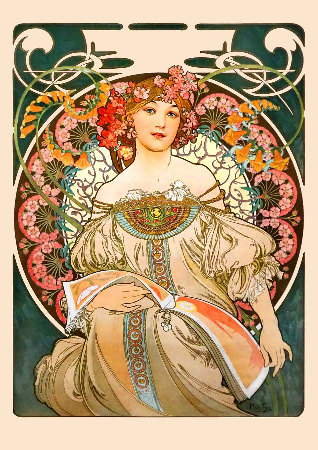 Reverie by Alphonse Mucha - Image 8
