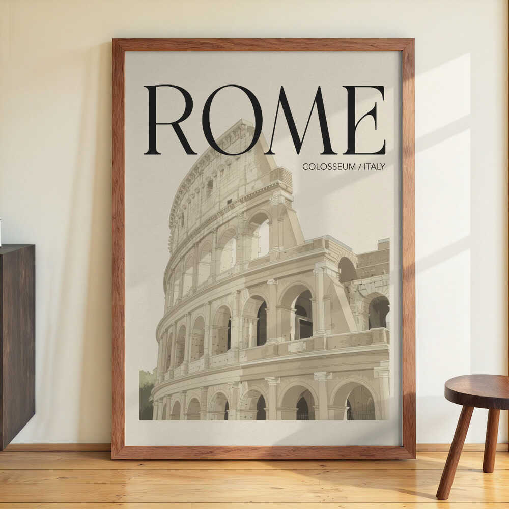 Rome Travel Poster by Andreas Magnusson - Image 3