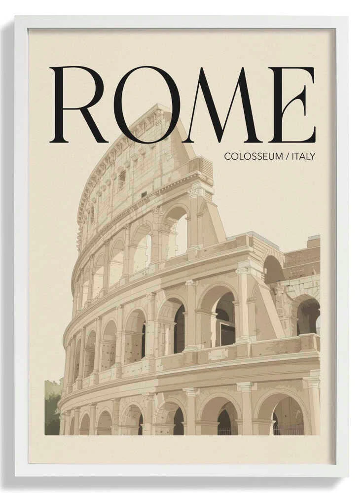 Rome Travel Poster by Andreas Magnusson - Image 5