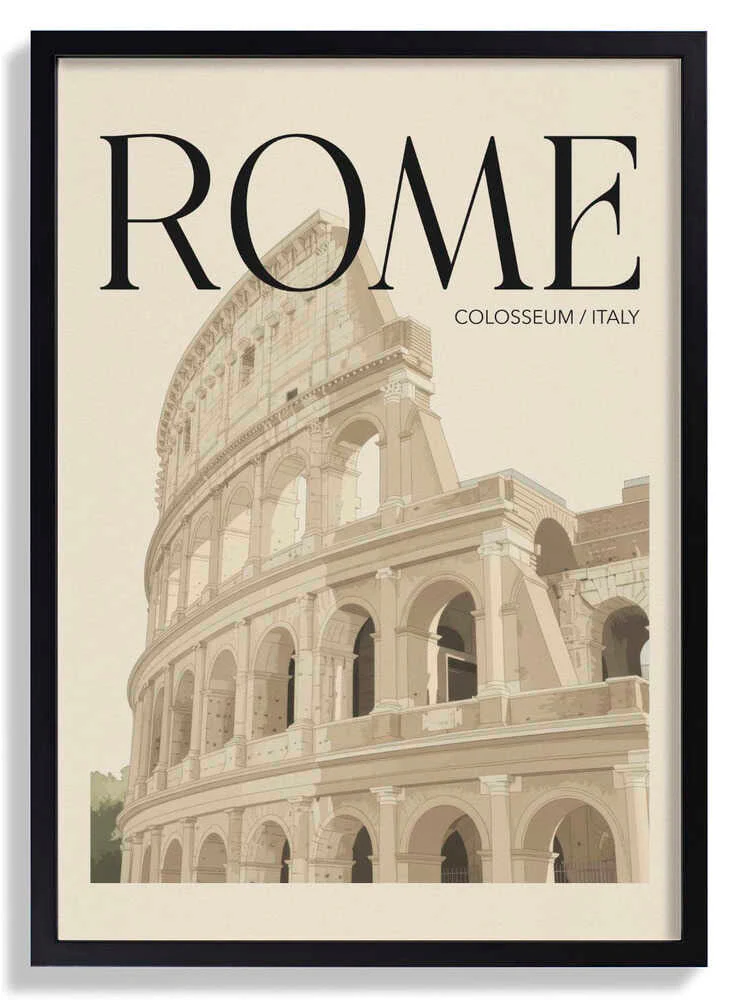 Rome Travel Poster by Andreas Magnusson - Image 6