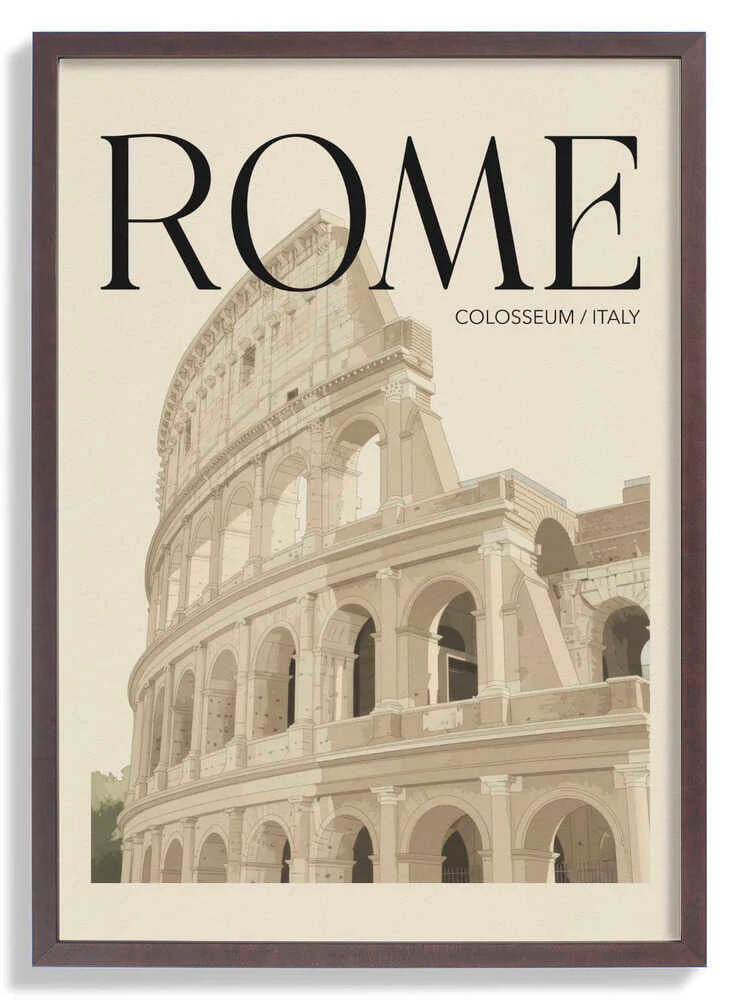 Rome Travel Poster by Andreas Magnusson - Image 7