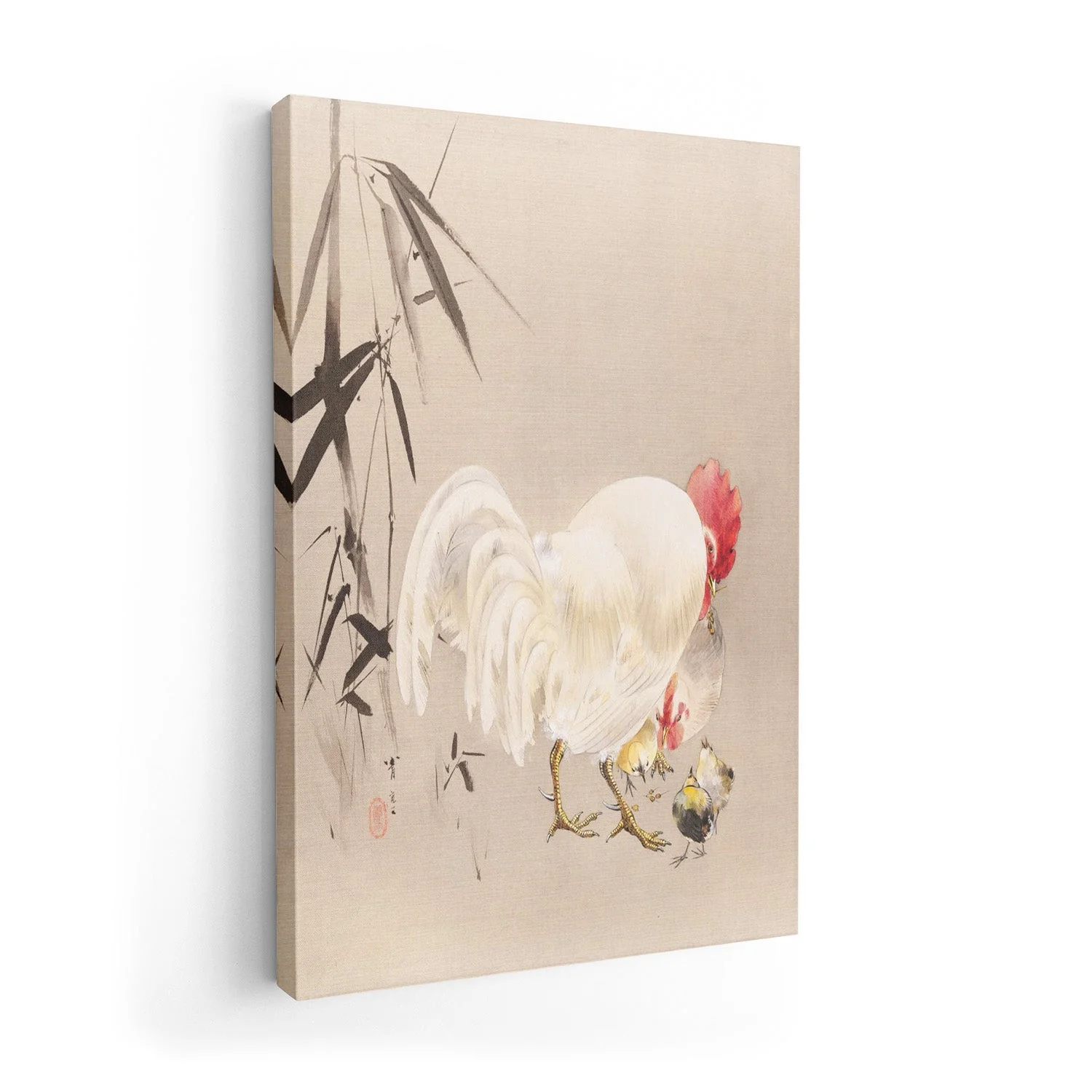 Rooster and Hen with Chicks by WANTANABE SEITEI - Image 7