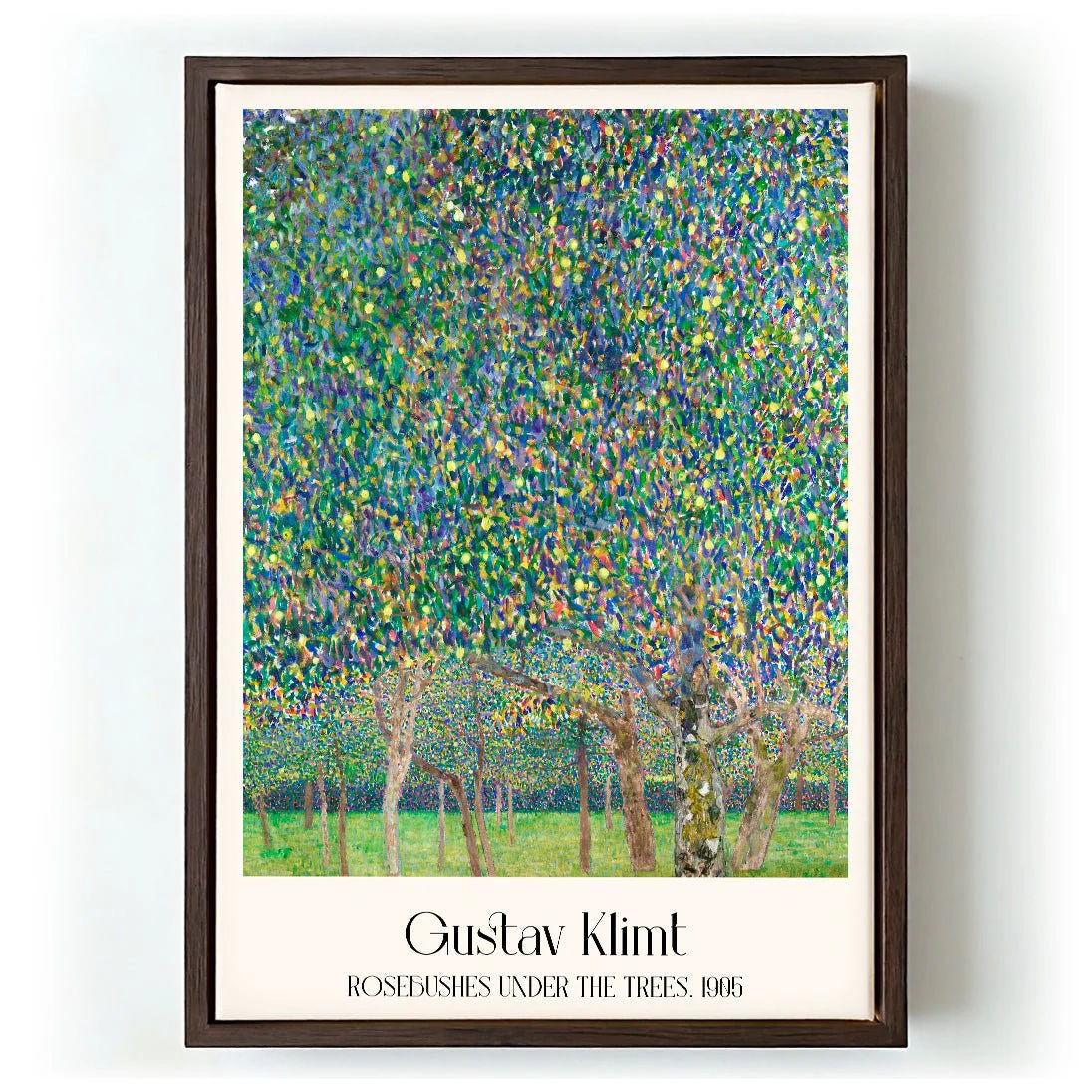 Rose Bushes Under The Trees by Gustav Klimt - Image 5