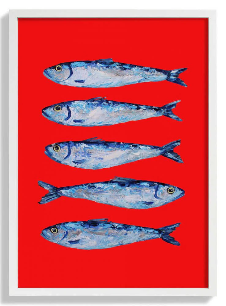 Sardines Berry Red by Alice Straker - Image 5