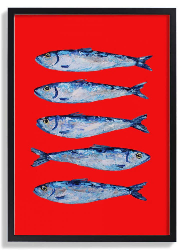 Sardines Berry Red by Alice Straker - Image 6
