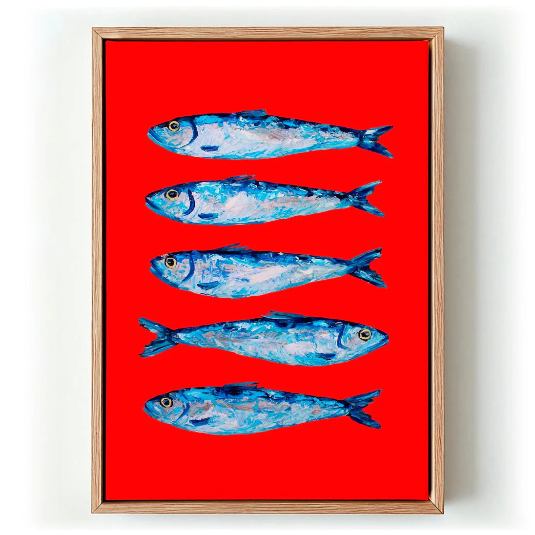 Sardines Berry Red by Alice Straker