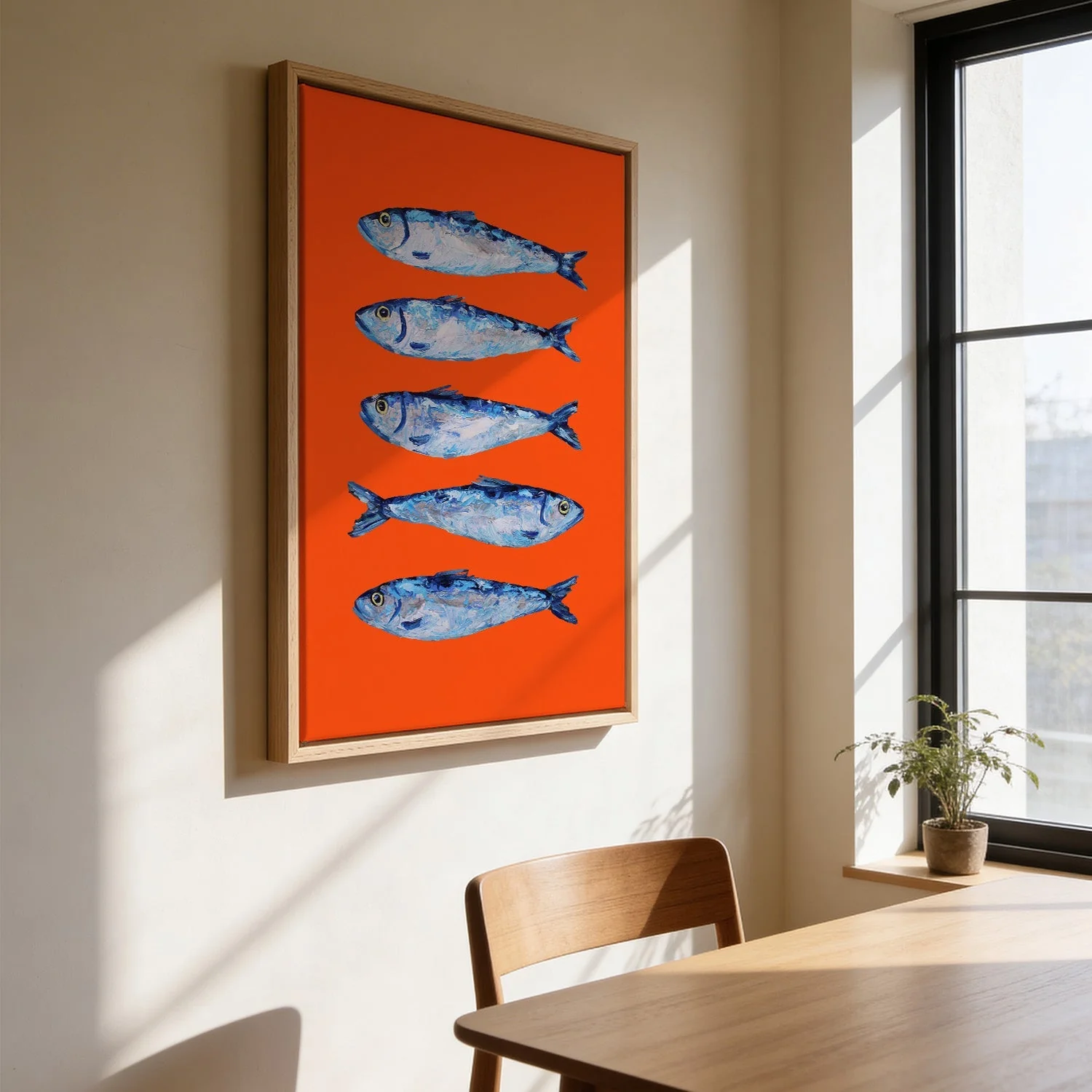 Sardines on Orange by Alice Straker - Image 3