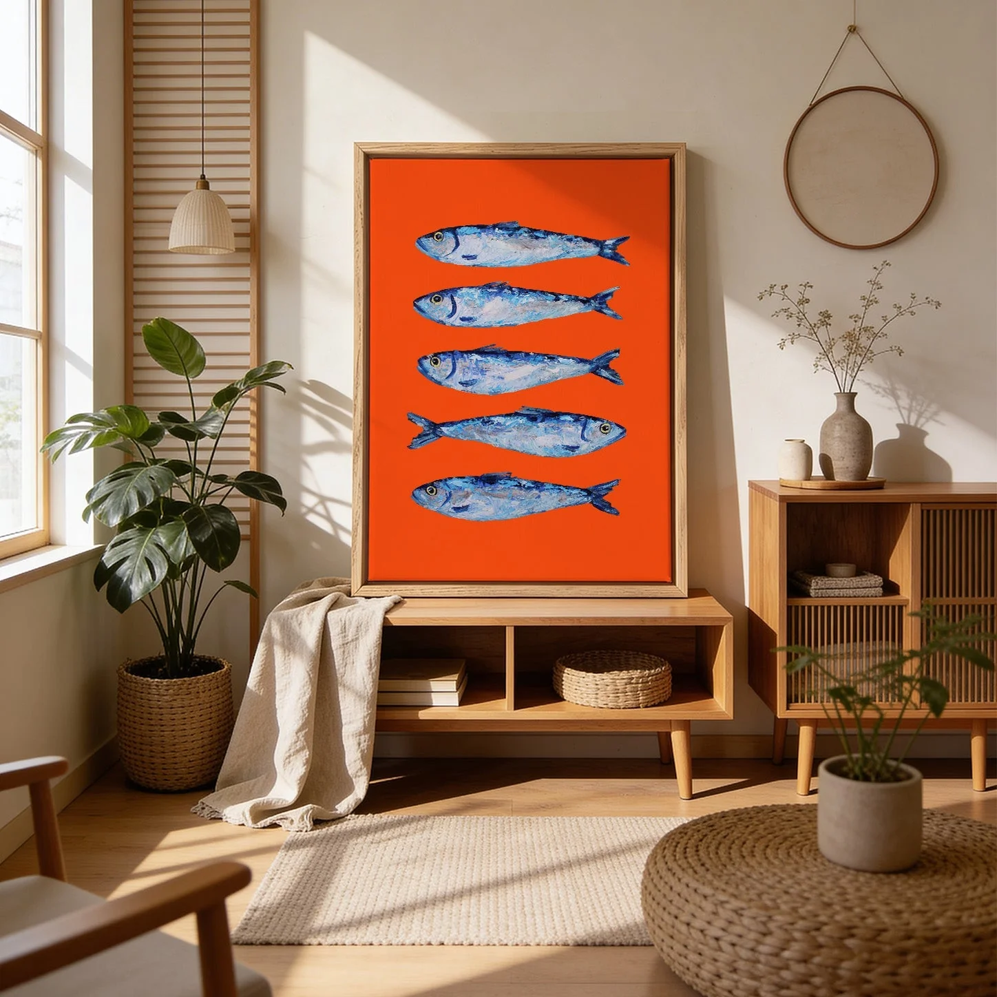Sardines on Orange by Alice Straker - Image 4